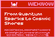 Scifi Universe font, a Font by weknow (Thumbnail 2 of 8)