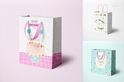Paper Gift Bags Mockup Set, a Packaging Mockup by creatsy5 (Thumbnail 5 of 8)