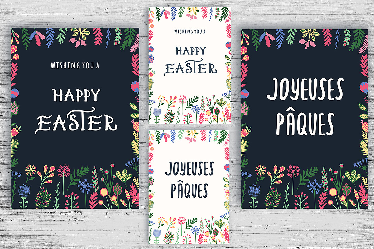 Vintage Easter Collection, a Background Graphic by IRSYART (Photo 4 of 17)