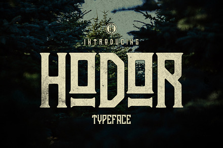 Hodor, a Font by TGIF.STD