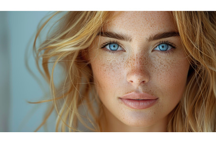 An attractive blonde with blue eyes, a Person Photo by ZinetroN