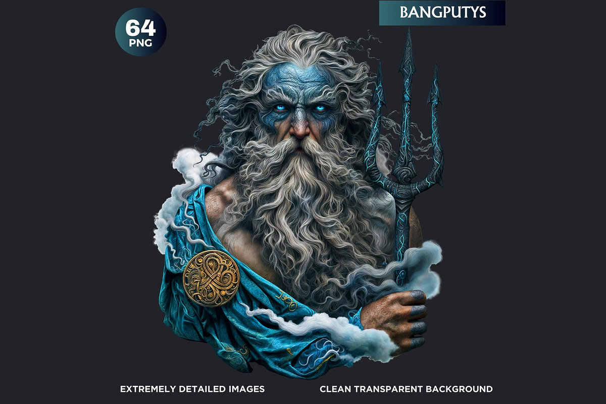 Baltic gods Pantheon clipart Set, a Person Illustration by ThatsDesignArt (Photo 2 of 10)