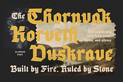 Eldrake Blackletter Font, a Blackletter Font by Letterhend Studio (Thumbnail 3 of 11)
