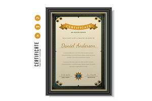 480. Modern Certificate Template