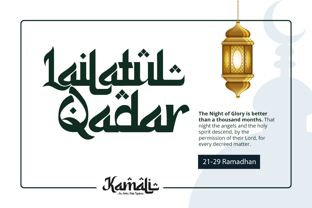 Kamali - An Arabic Style Typeface, a Handwritten Font by Afkari Studio (Photo 9 of 14)