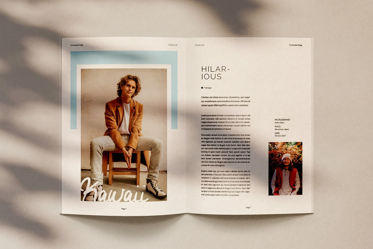 Vinsmoke Magazine (2019 Edition), a Magazine Template by Bokuto (Photo 2 of 9)
