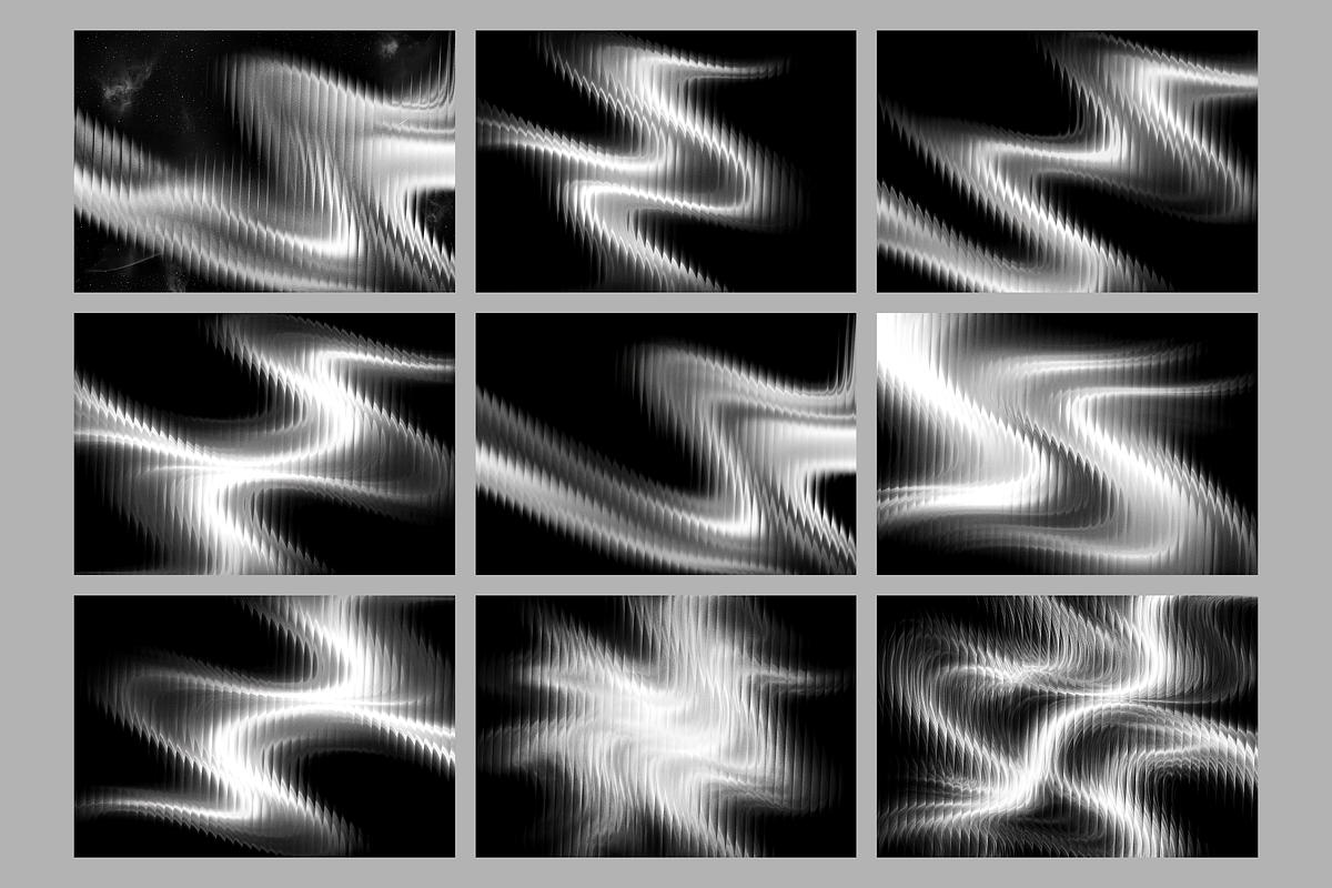 Abstract Chrome Waves Texture Pack, a Texture Graphic by PopotLane (Photo 2 of 5)