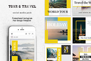 Travel Agency Social Media Pack, a Social Media Template by ZAAS (Thumbnail 2 of 6)