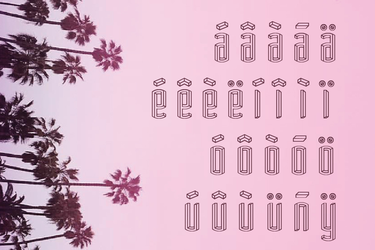 Aclo font preview 7