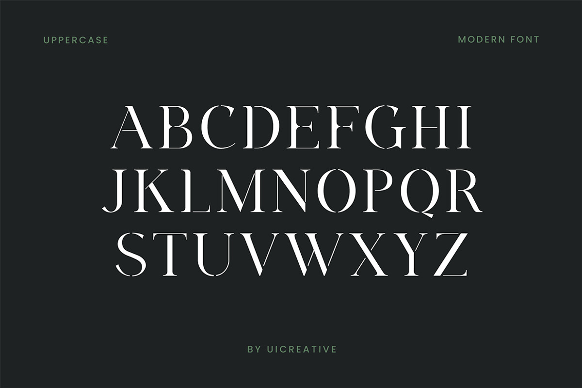 Gliterboard Luxury Serif Font, a Serif Font by UICreative (Photo 10 of 13)