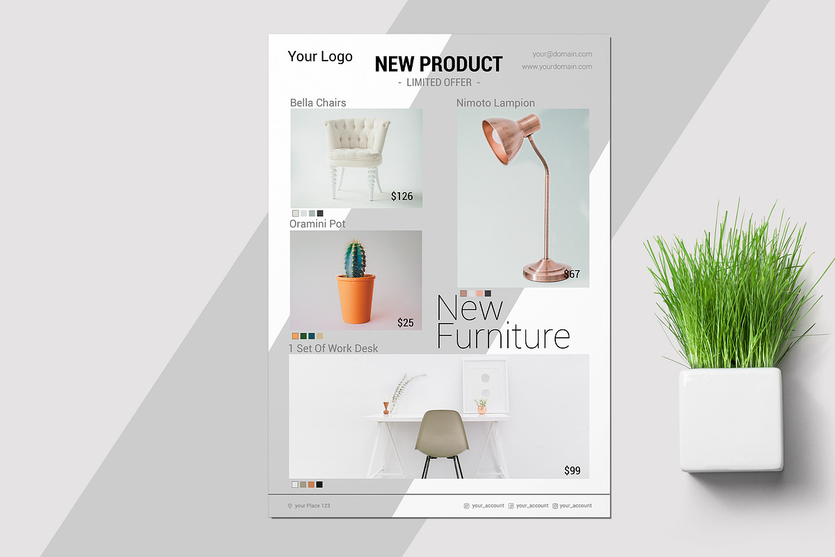 New Product Flyer, a Flyer Template by Analogous