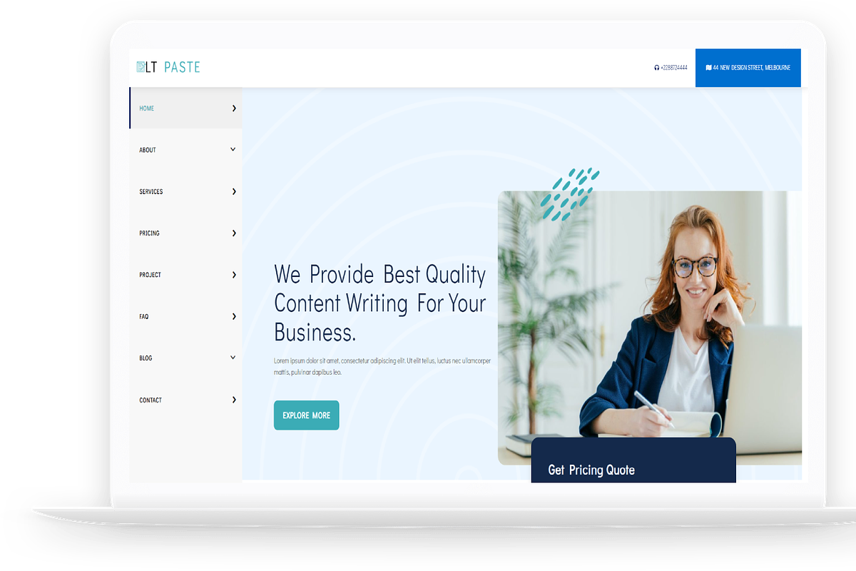 LT Paste -Content Marketing WP Theme, a WordPress Template by LTheme (Photo 2 of 2)