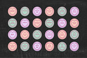 Halloween Love Heart Sweet Vectors, an Object Graphic by MelanthaGraphics (Thumbnail 2 of 2)