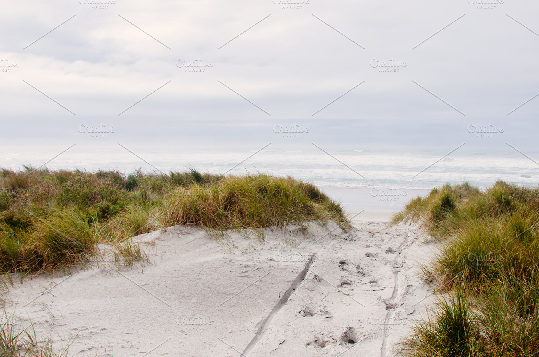 Small Path To The Beach