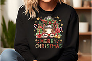 Merry Christmas messy bun png, an Illustration by DreamCafeArt (Thumbnail 3 of 7)
