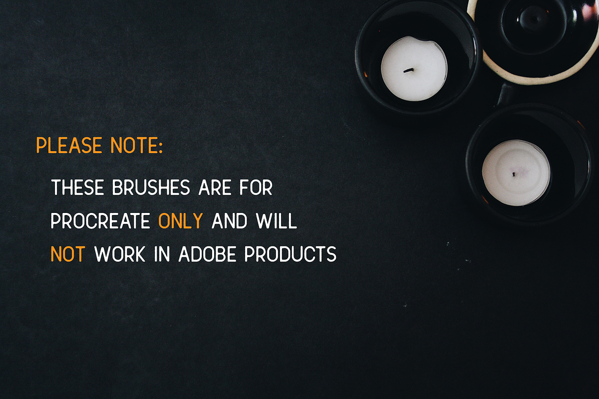 Lettering Starter Procreate Brushes, a Brush Add-On by Inky Pixels (Photo 5 of 6)