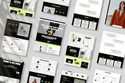 Bold Website Template Canva, a Landing Page Template by Row Creative (Thumbnail 6 of 9)