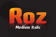 Roz Medium Italic