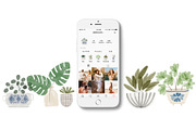 Watercolor Instagram Highlight Icons, an Illustration by beatriceviyiwi (Thumbnail 2 of 4)