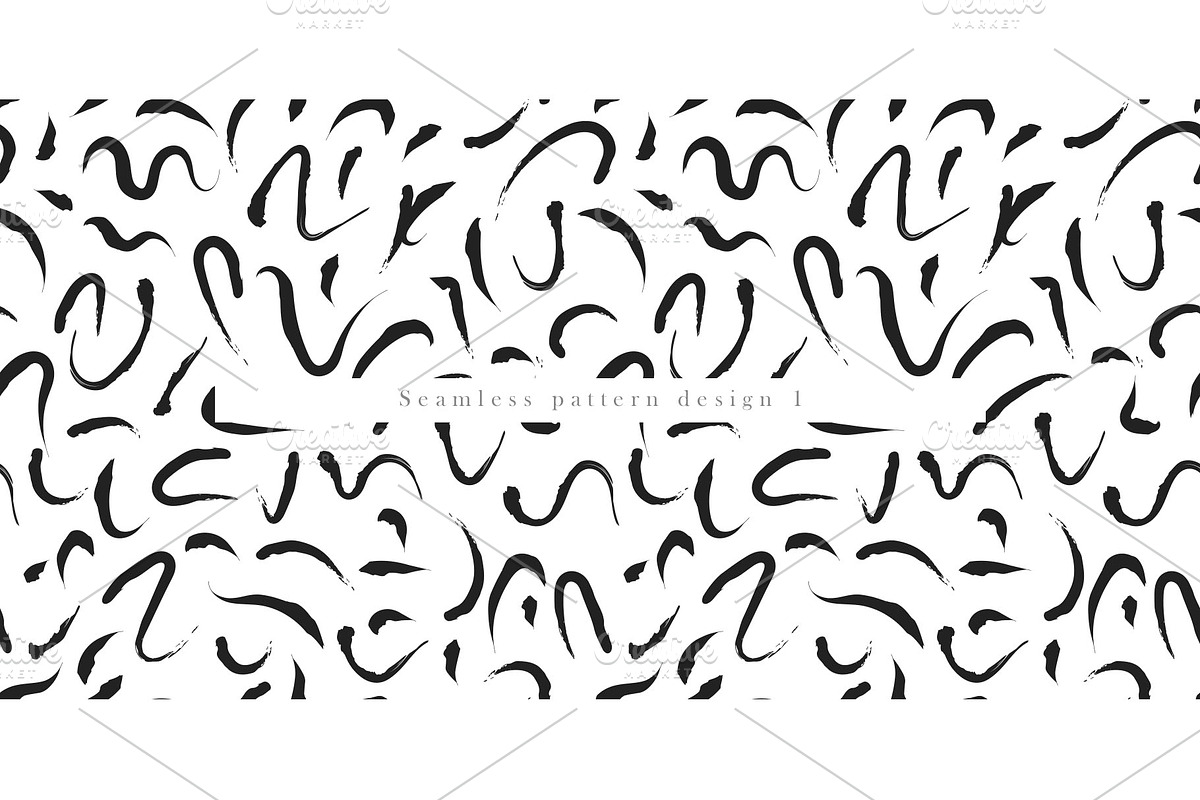 Line Brush Strokes, a Pattern Graphic by Nadezda (Photo 2 of 3)
