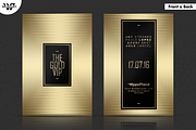 3in1 GOLD MINIMAL Flyer Template, a Flyer Template by WG DESIGN (Thumbnail 2 of 8)