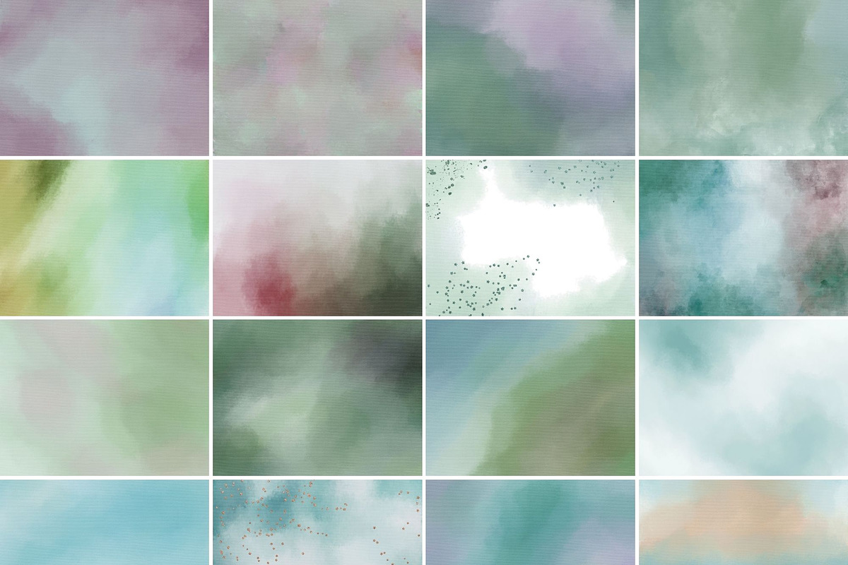 Watercolor Digital Paper, an Illustration by Kandace Lalo Designs (Photo 3 of 3)
