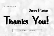 Script marker, a Script Font by Wow Magic (Thumbnail 3 of 3)