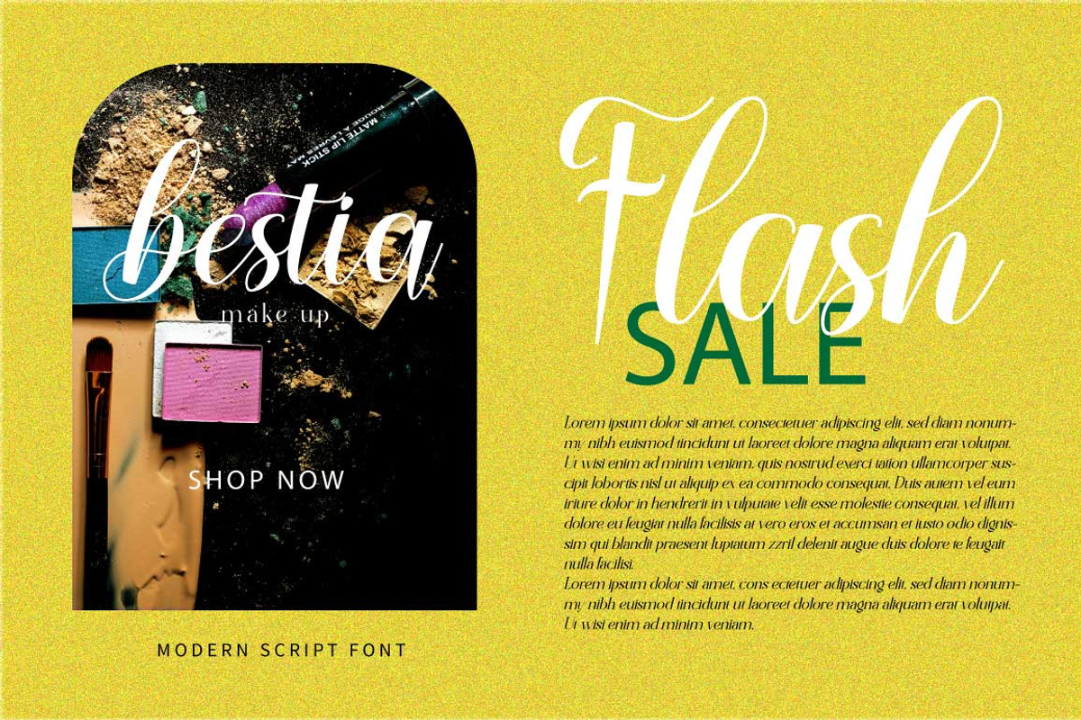 Monika Calligraphy Font, a Script Font by Cut Story (Photo 2 of 11)