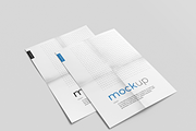 Creased Paper Mockup, a Print Template by KIPET (Thumbnail 5 of 11)