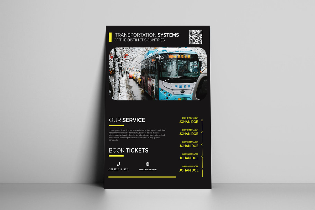 Transport Flyer, a Flyer Template by PenciGraphics (Photo 2 of 2)