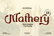 Mathery Typeface, a Serif Font by alit design (Thumbnail 1 of 18)