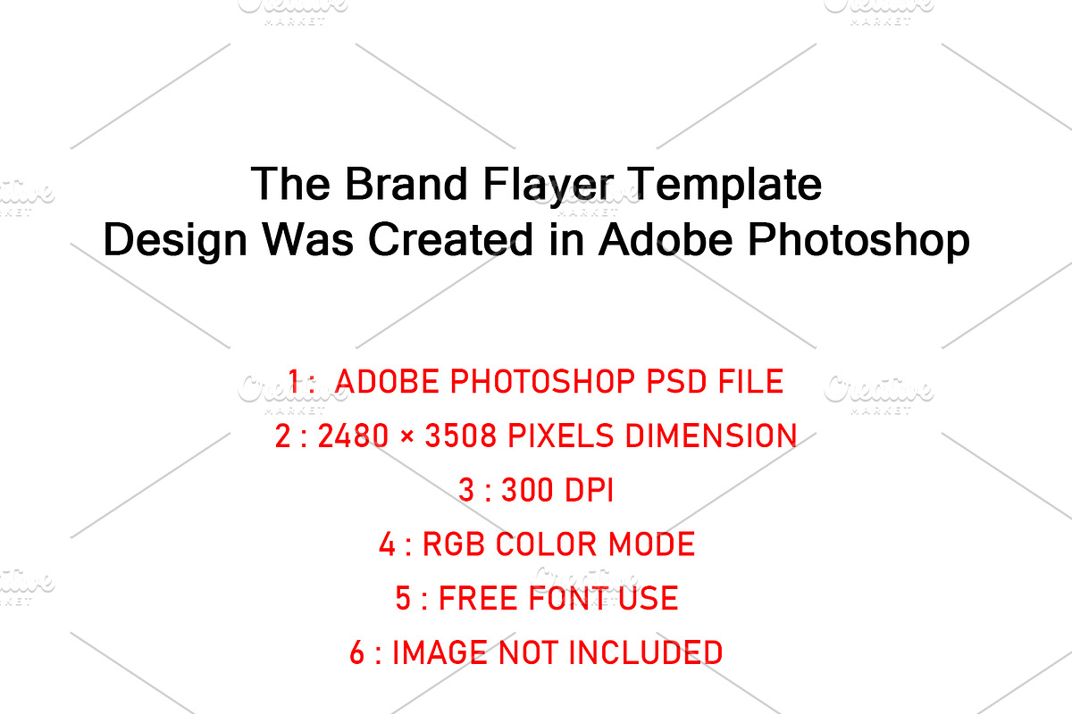 The Brand Flyer Template, a Flyer Template by As Studio (Photo 4 of 4)