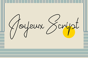 Joyeux Script