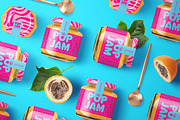 Jam Jar Mockup Bundle, a Cups & Container Mockup by creatsy5 (Thumbnail 34 of 65)