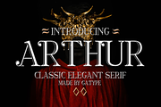 Arthur, a Serif Font by Gatype (Thumbnail 1 of 11)