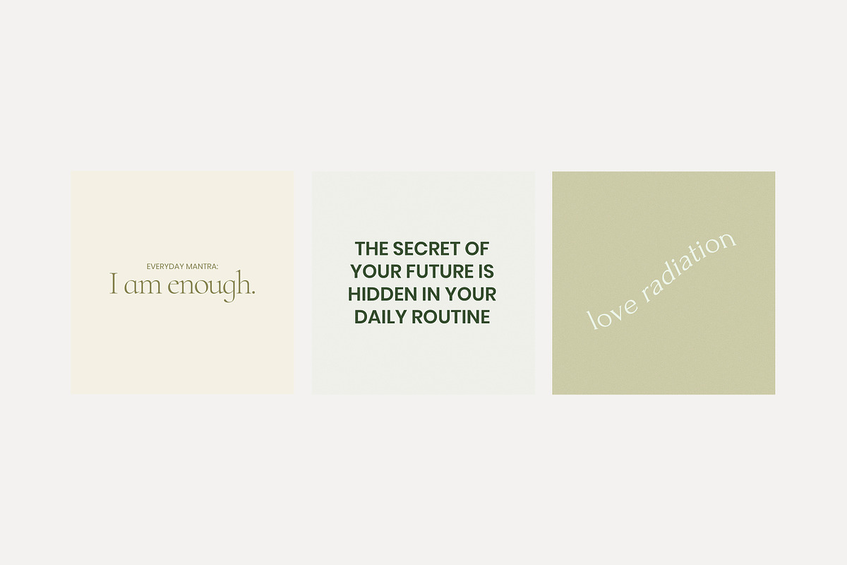 Instagram Quotes Posts Stories PS, a Social Media Template by Love Radiation Studio (Photo 6 of 18)
