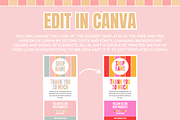 Box Label Sticker Templates, a Stationery Template by SunshineStudioBoutique (Thumbnail 4 of 8)