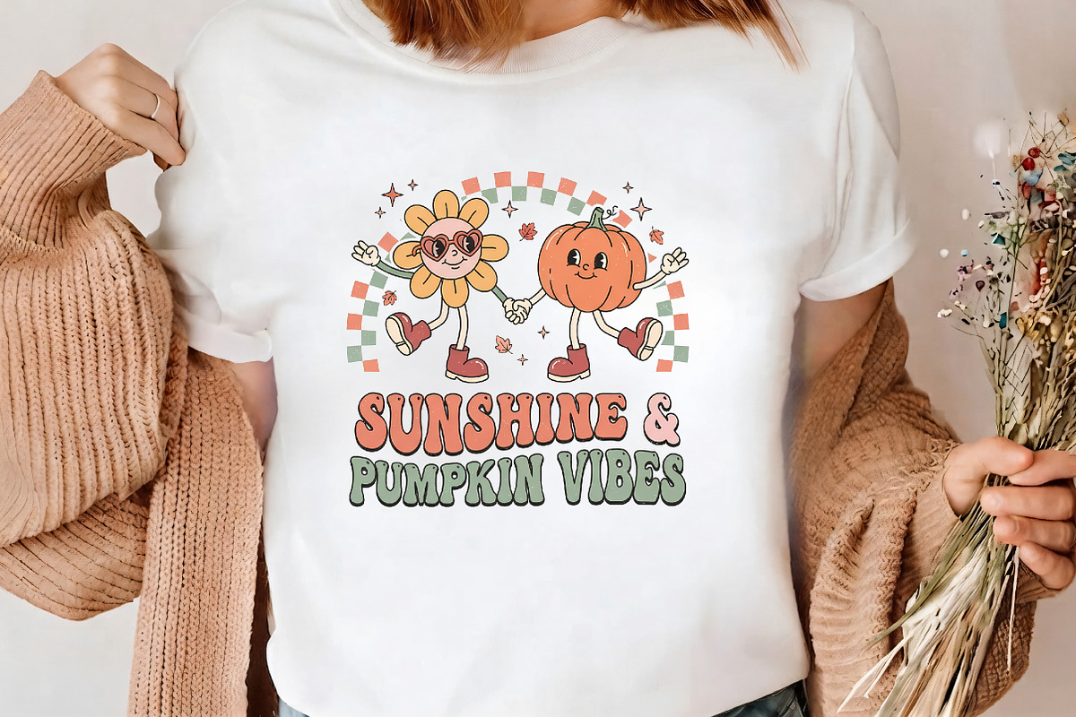 Sunshine And Pumpkin Vibes Fall PNG, a Seasonal Illustration by CrexoraLab (Photo 3 of 4)