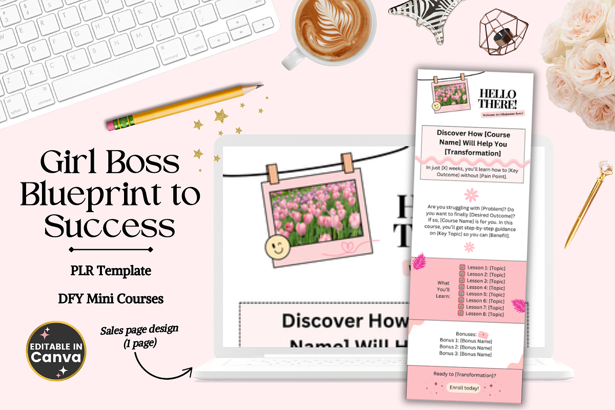 The Girl Boss Blueprint to Success, a Templates & Theme by bellaROSEworkshop (Photo 5 of 10)