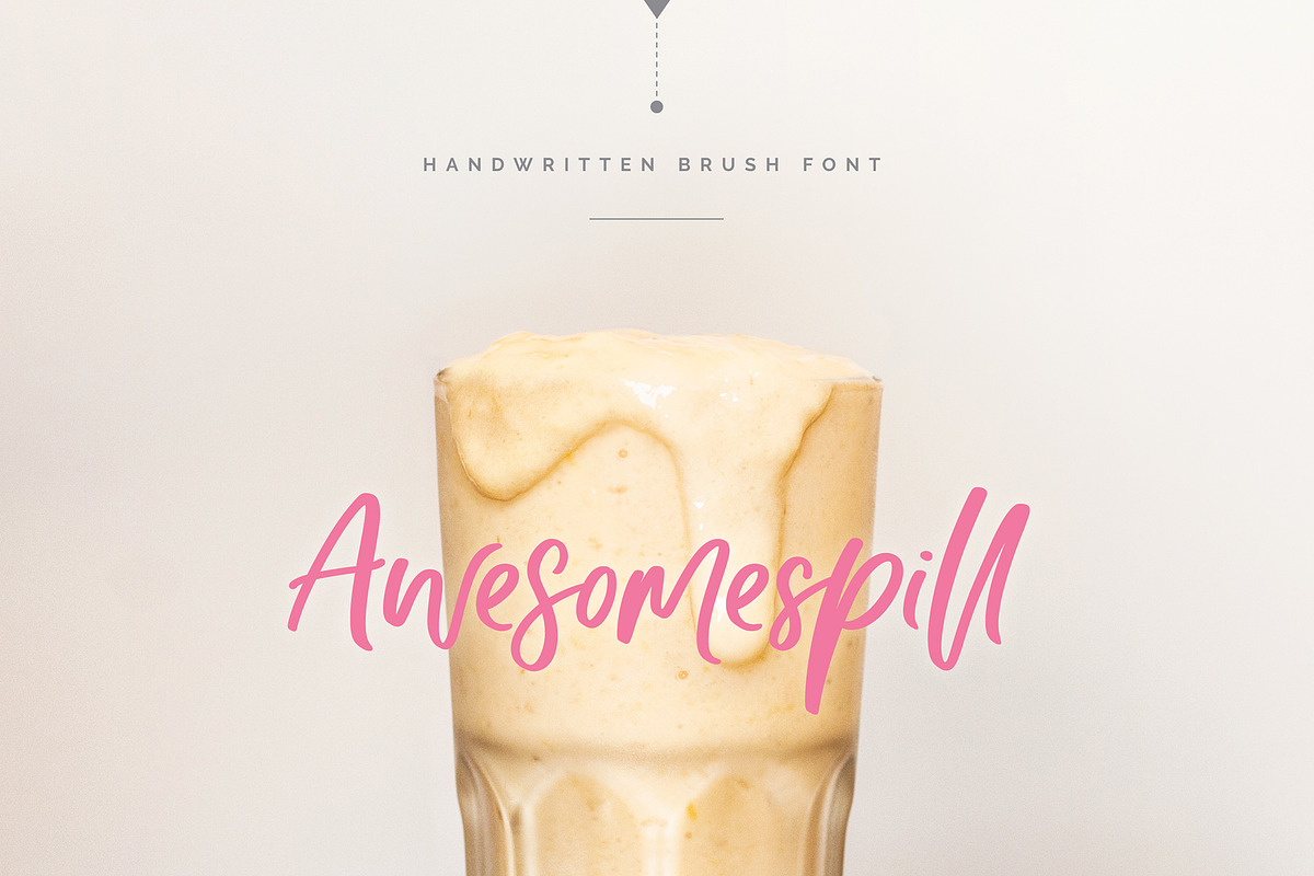 Awesomespill | handlettered font, a Handwritten Font by Minna Kaario (Photo 1 of 9)