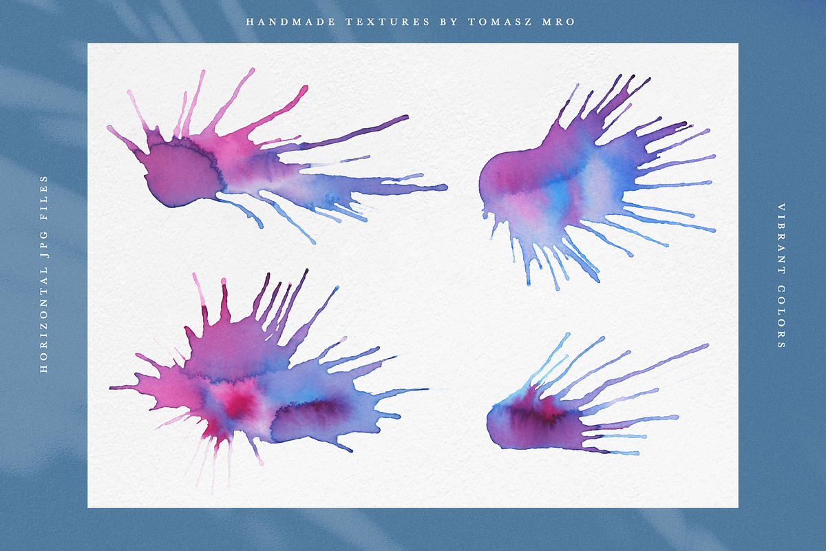 Watercolor Splashes, a Texture Graphic by Tidemuse (Photo 4 of 5)
