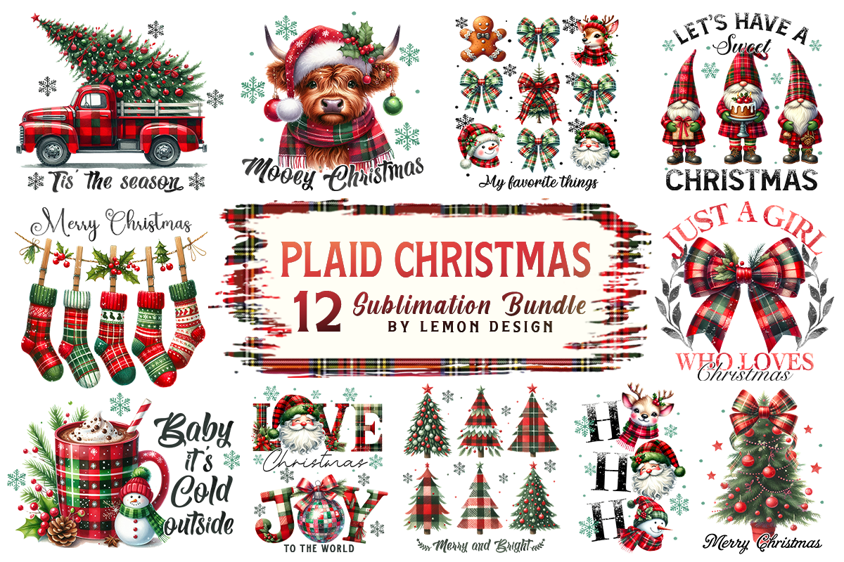 Christmas in July Mega Bundle, a Seasonal Illustration by LemonDesign (Photo 10 of 11)