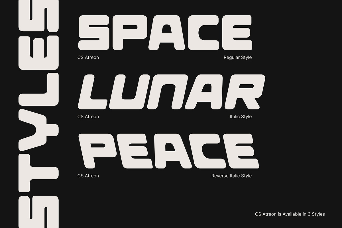 CS Atreon – Bold Display Font, a Sans Serif Font by Craft Supply Co. (Photo 2 of 8)