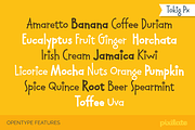 Tokig Px font  family, a Script Font by Letradora (Thumbnail 6 of 6)