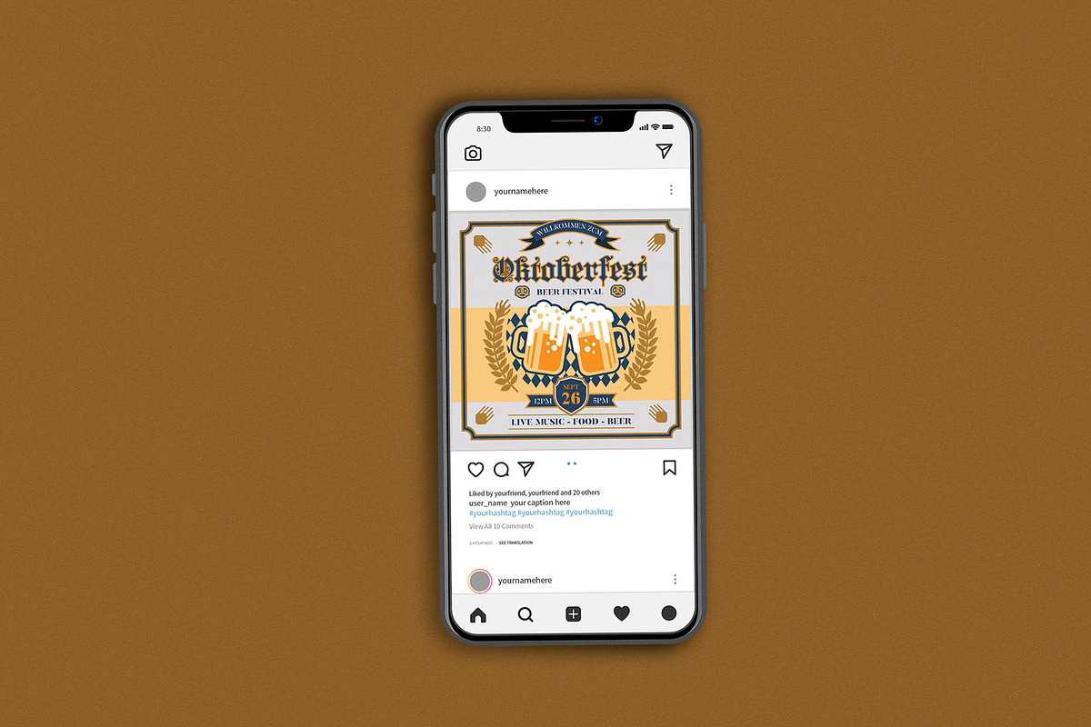 Oktoberfest Beer Yellow, a Flyer Template by Me55enjah Design (Photo 3 of 4)
