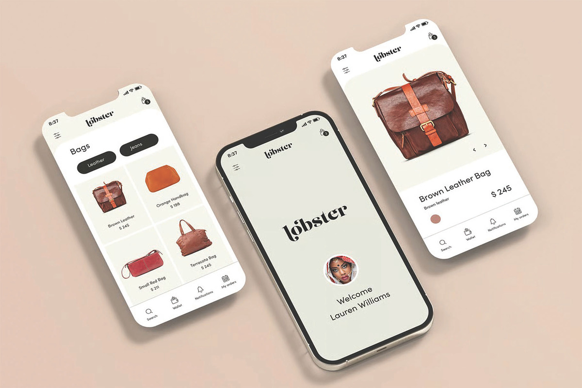 Smartphone Screen Mockup –Mobile App, an iPhone Mockup by DesignRushMarket (Photo 5 of 12)