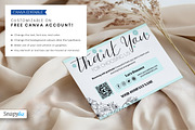 Flower Business Thank You Card, a Card Template by Snapybiz (Thumbnail 6 of 8)