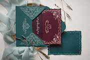 Ivory Lace Vintage Wedding Frames, a Decorative Illustration by Ekaproeka (Thumbnail 2 of 9)