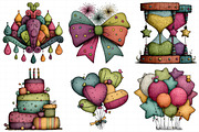 Gliteer New Year Clipart, an Illustration by Daily.Designs (Thumbnail 4 of 5)