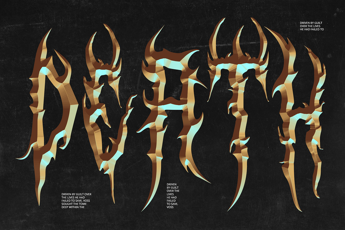 CS Aligator – Black Metal Font, a Blackletter Font by Craft Supply Co.
